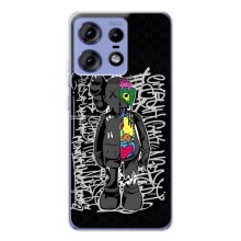 Чехлы для Motorola Edge 50 Pro - Bearbrick Louis Vuitton (PREMIUMPrint) (Стиль Bearbrick)