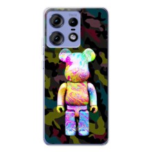 Чехлы для Motorola Edge 50 Pro - Bearbrick Louis Vuitton (PREMIUMPrint) (Яркий Bearbrick)