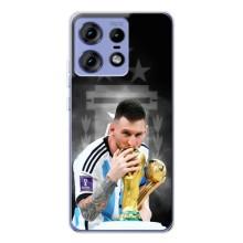 Чехлы для Motorola Edge 50 Pro (Leo чемпион) (AlphaPrint) (Месси Чемпион)