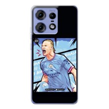 Чехлы с футболистом Ерлинг Холанд для Motorola Edge 50 Pro (AlphaPrint) (гол Эрлинг Холланд)