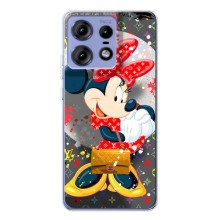 Чехол Disney Mouse Motorola Edge 50 Pro (PREMIUMPrint) (Minni с бантиком)