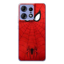 Чехол с человеком пауком для Motorola Edge 50 Pro - (AlphaPrint) (Паук (Марвел))