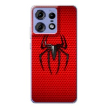 Чехол с человеком пауком для Motorola Edge 50 Pro - (AlphaPrint) (Паук Марвел)