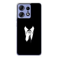 Чехол для Мото Ейдж 50 Про - (AlphaPrint) с печатью (ТОП продаж) (Стиляга)