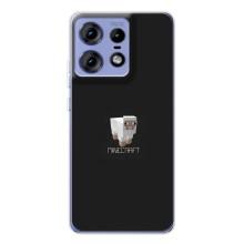 Чехол Майнкрафт на Motorola Edge 50 Pro (AlphaPrint) Minecraft (Овечка Майнкрафт)