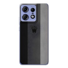 Чехол с Короной Мото Ейдж 50 Про - (AlphaPrint) (Коронка)