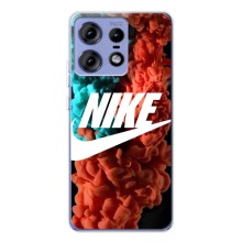 Чехол для Motorola Edge 50 Pro - с принтом Найк (AlphaPrint) (Дымчатый найк)