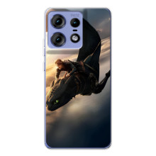 Чехол дракон Беззубик для Motorola Edge 50 Pro – Полет Беззубика