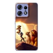 Чехол Король лев на Мото Ейдж 50 Про – Рождение Симбы
