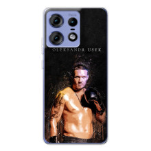 Чохол з картинкою Олександр Усик для Motorola Edge 50 Pro – Чемпіон Усик