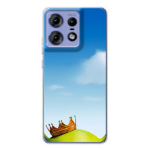 Чехол с мультфильмом Шрек на Motorola Edge 50 Pro – Голова Шрека