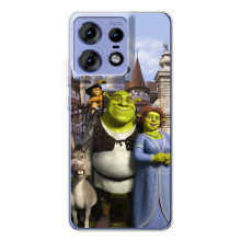 Чехол с мультфильмом Шрек на Motorola Edge 50 Pro