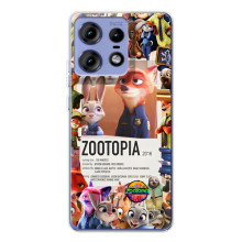 Чехол Зоотрополіс на Motorola Edge 50 Pro – Коллаж Зоо
