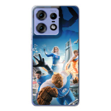 Чехол с принтом Фантастическая четверка для Motorola Edge 50 Pro – Герои Фантастической четверки