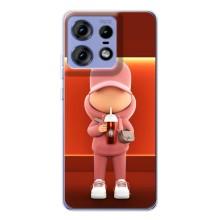 Крутые Чехлы Луи Виттон для Motorola Edge 50 Pro (AlphaPrint) (С Кофе)