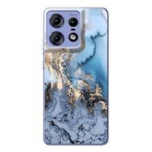 Мраморный чехол на Motorola Edge 50 Pro (VPrint) (Нежный мрамор)