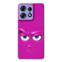 Силиконовые Чехлы (смешные стикеры) для Motorola Edge 50 Pro – Хитрая мордочка