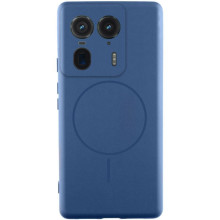 Чохол Silicone Cover Lakshmi Full Camera (AA) with MagFit для Motorola Edge 50 Ultra – Синій
