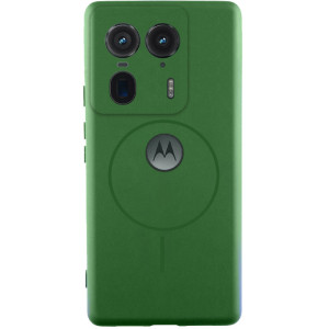 Чехол Silicone Cover Lakshmi Full Camera (AA) with Magnetic Fit для Motorola Edge 50 Ultra – Зеленый