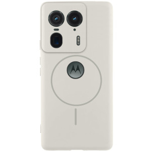 Чехол Silicone Cover Lakshmi Full Camera (AA) with Magnetic Fit для Motorola Edge 50 Ultra – Белый