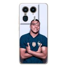 Чехол (TPU) с Футболистом на Motorola Edge 50 Ultra – Мбаппешичка