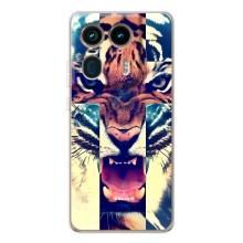 Чохли з зображенням різних тварин на Motorola Edge 50 Ultra (Яскравий Тигр)