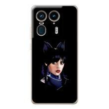 Чехлы с принтом Уэнсдей на Motorola Edge 50 Ultra – Милая Уэнсдей