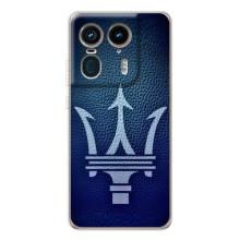 Чохли з тематикою "Круті машини" на Motorola Edge 50 Ultra – Лого Maserati