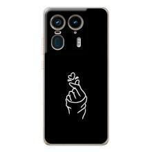 Чехлы (Знак сердечка) на Motorola Edge 50 Ultra – Знак Сердечка