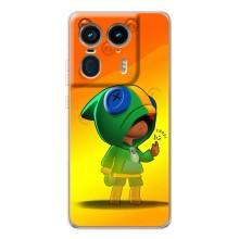 Чехол Бравл Старс для Motorola Edge 50 Ultra – LEON в кофте