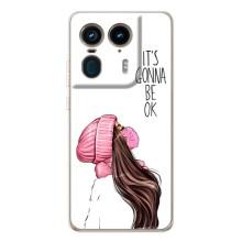 Чехол с печатью для Motorola Edge 50 Ultra - (Мода) (AlphaPrint) (Коронавирус)