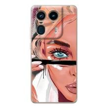 Чехол с печатью для Motorola Edge 50 Ultra - (Мода) (AlphaPrint) (Макияж)