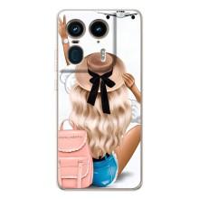 Чехол с печатью для Motorola Edge 50 Ultra - (Мода) (AlphaPrint) (Путешествие)