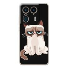 Чохол на тематику: Коти для Motorola Edge 50 Ultra – Погляд кота