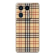 Чохол з Брендами одягу на Мото Ейдж 50 Ультра – Burberry стиль