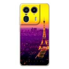 Чехол с Эйфелевой башней на Motorola Edge 50 Ultra – Яркая башня