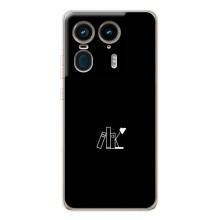 Чехол с картинками на черном фоне для Motorola Edge 50 Ultra – Книжки