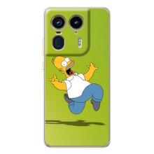 Чехол с Симпсонами для Motorola Edge 50 Ultra (VPrint)