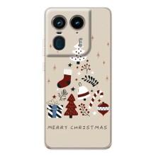 Чохол Санта Клаус для Motorola Edge 50 Ultra (Merry Christmas)