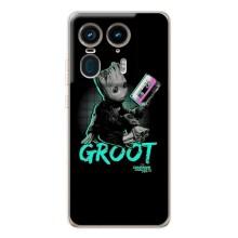 Чохол Супергерої Марвел на Мото Ейдж 50 Ультра – Groot