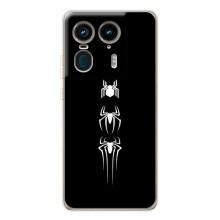 Чохол Супергерой Людина Павук на Motorola Edge 50 Ultra – Лого павука