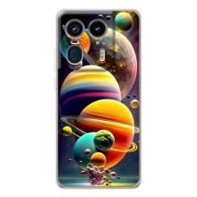 Чохол (ТПУ) з планетами на Motorola Edge 50 Ultra – Сонячна система