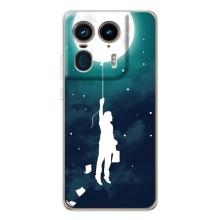 Чохол (ТПУ) з планетами на Motorola Edge 50 Ultra – To The moon