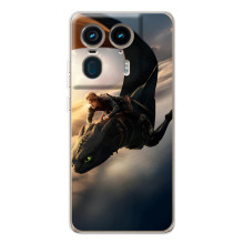 Чехол дракон Беззубик для Motorola Edge 50 Ultra – Полет Беззубика