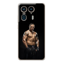 Чехол с картинкой Александр Усик для Motorola Edge 50 Ultra – Усик на черном