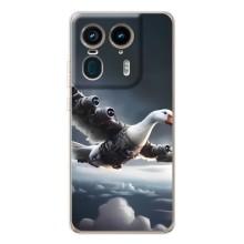 Чехол с мемом Тралалело тралала на Motorola Edge 50 Ultra – Бомбардини гусини