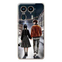 Чохол з дизайном Венздей 2 на Motorola Edge 50 Ultra – Венздей і Тайлер