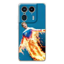 Чехол с принтом Фантастическая четверка для Motorola Edge 50 Ultra – Человек-Факел
