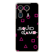 Чохол Гра в кальмара для Motorola Edge 50 Ultra – Лого гра кальмара