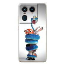 Силіконовий чохол з принтом Зоотрополіс для Motorola Edge 50 Ultra – Змія Зоо